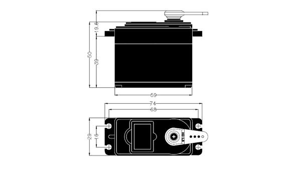 Servo Hs Mg Hitec Multiplex