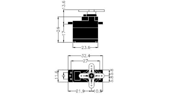 HS-65MG Servo | PWM, potentiometer, metal gears | HITEC EUROPE / MULTIPLEX