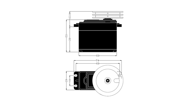 Servo Hs Hb Hitec Multiplex