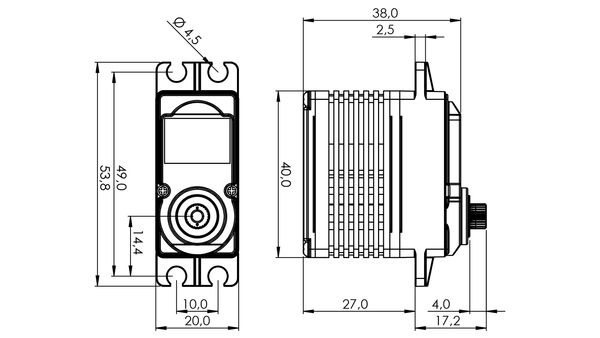 technische_zeichnung_servo_mdb950sw-dronecan